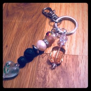 Hand Beaded Keychain/Bag Bling!